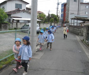 歩く練習